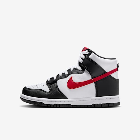 High top nike red cheap